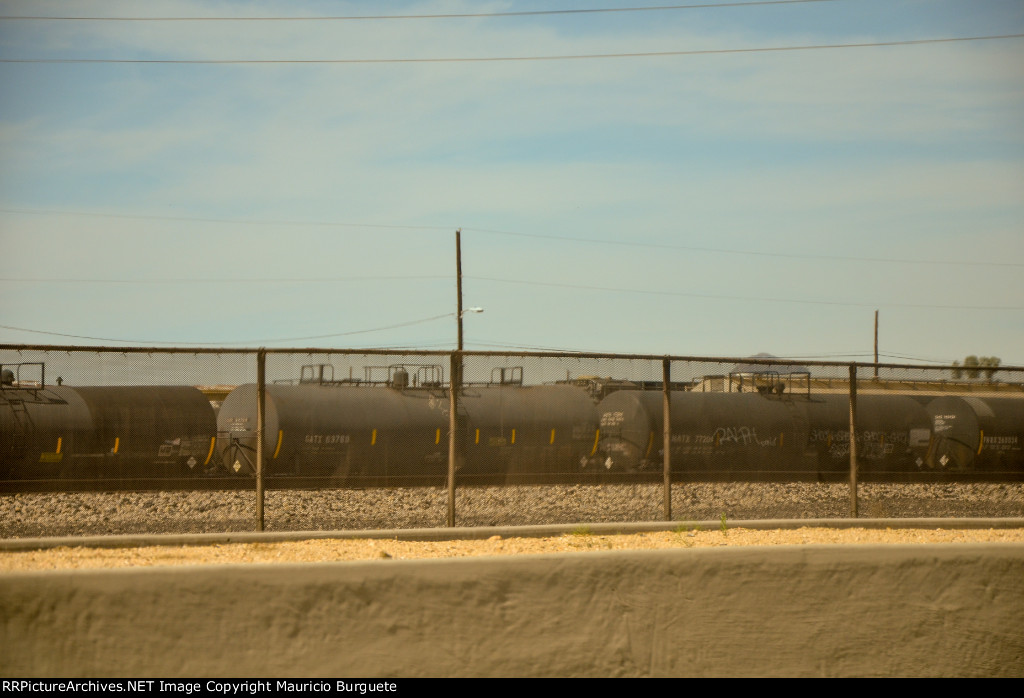 GATX Tank cars in the yard